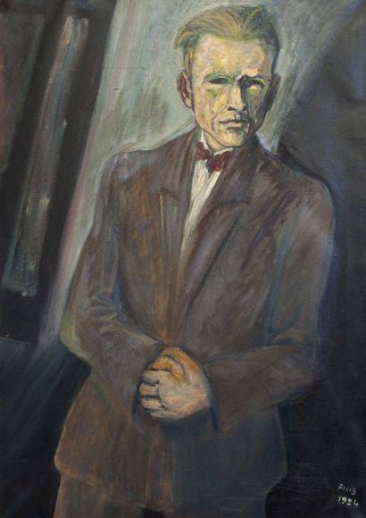 Otto Dix 1924, gemalt von Waldemar Flaig, gemeinfrei