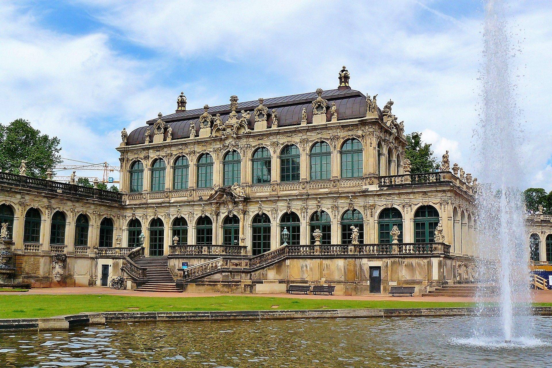 Ansicht des Zwingers in Dresden, Foto von Anja auf pixabay