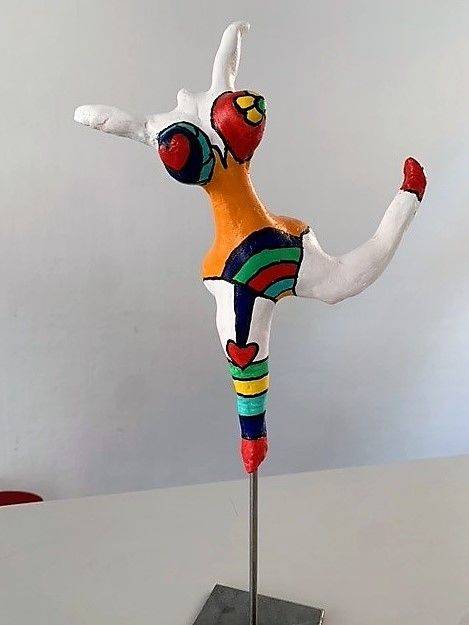 Nanaskulptur - nach dem Vorbild von Niki de Saint Phalle, fotografiert von Bärbel Seidel